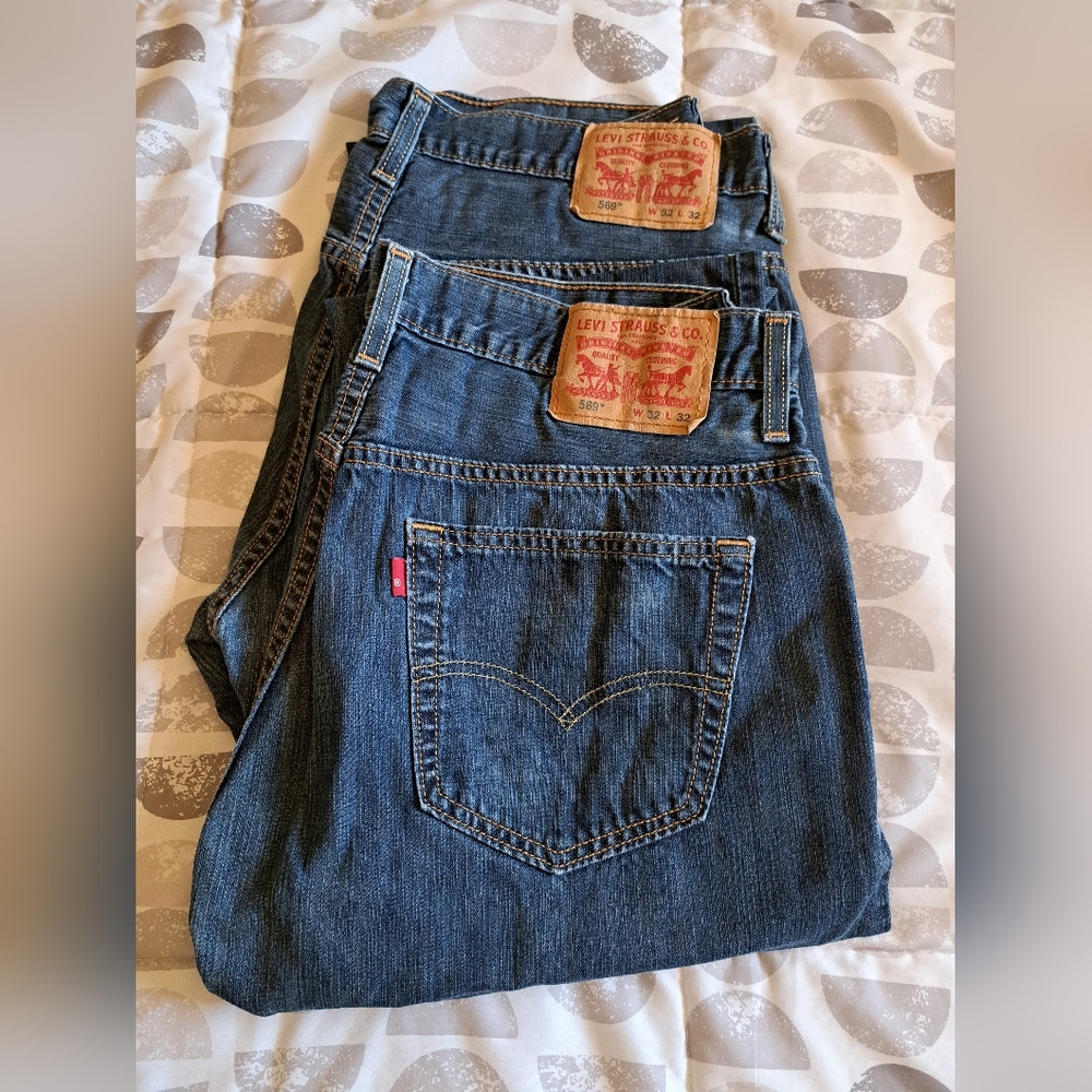 COPY - 2pr Authentic Levis 569 32/32